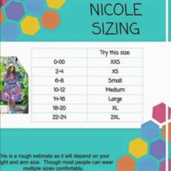 LulaRoe Nicole Dress NWT Size - Picture 6 of 8